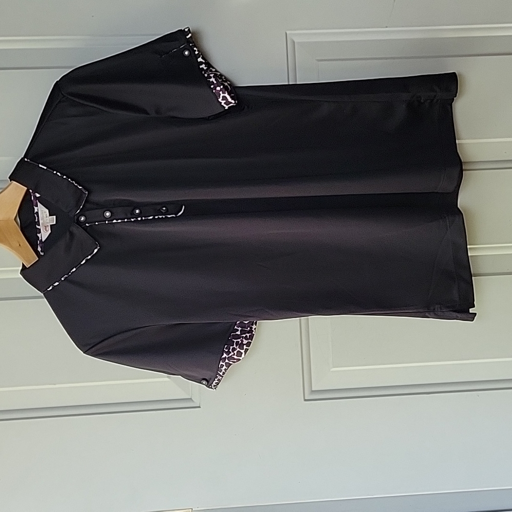 Monterey Club Golf Polo Black Size L